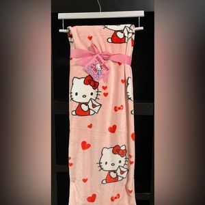 Hello Kitty Valentines Day Envelope Plush Throw Blanket